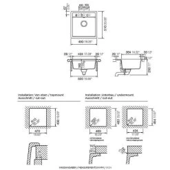 Schock Unterbauspüle Cristadur Mono N-100 S U -Machen Sie es mit der Küchenspüle. schock unterbauspuele cristadur mono n 100 s u3