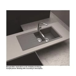 Schock Unterbauspüle Cristadur Signus D-150 U -Machen Sie es mit der Küchenspüle. schock unterbauspuele cristadur signus d 150 u2