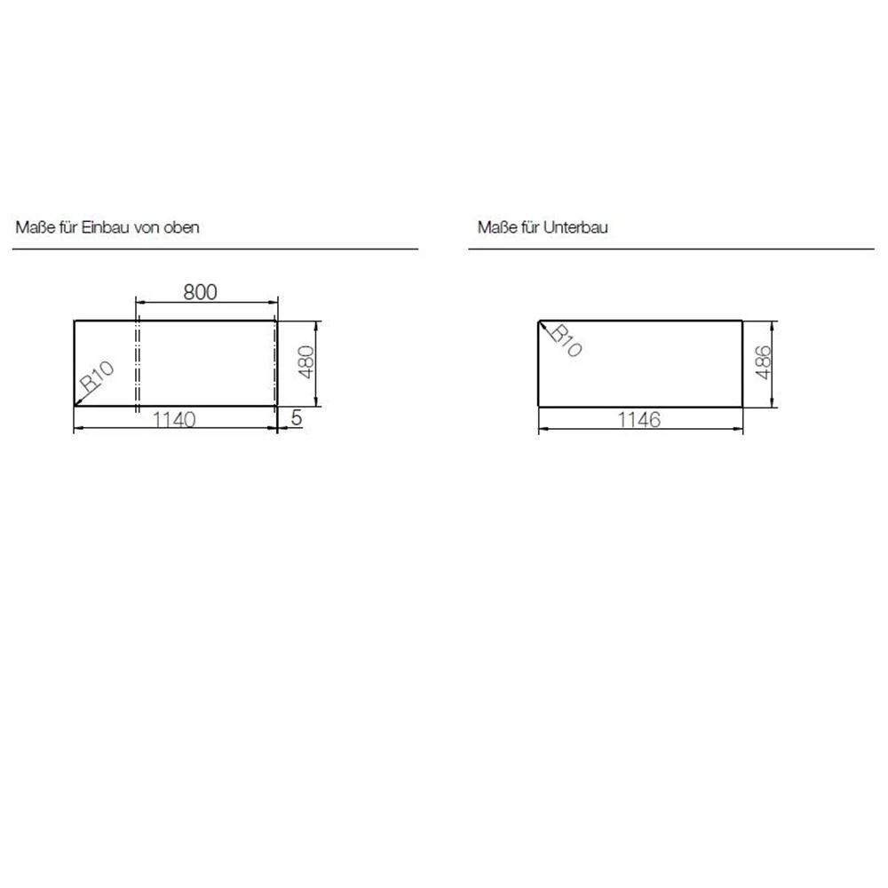 Schock Unterbauspüle Cristadur Signus D-200 U 6 Schock Unterbauspüle Cristadur Signus D-200 U – Bild 4