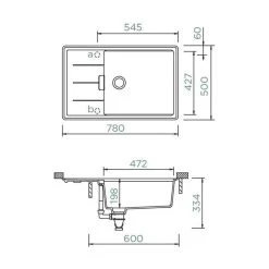 Schock Unterbauspüle Cristadur Tia D-100LS U 8 Schock Unterbauspüle Cristadur Tia D-100LS U -Machen Sie es mit der Küchenspüle. schock unterbauspuele cristadur tia d 100ls u3