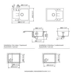 Schock Unterbauspüle Cristalite Manhattan D-100 S U -Machen Sie es mit der Küchenspüle. schock unterbauspuele cristalite manhattan d 100 s u3