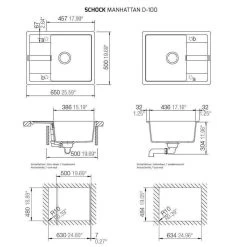 Schock Unterbauspüle Cristalite Manhattan D-100 U -Machen Sie es mit der Küchenspüle. schock unterbauspuele cristalite manhattan d 100 u3