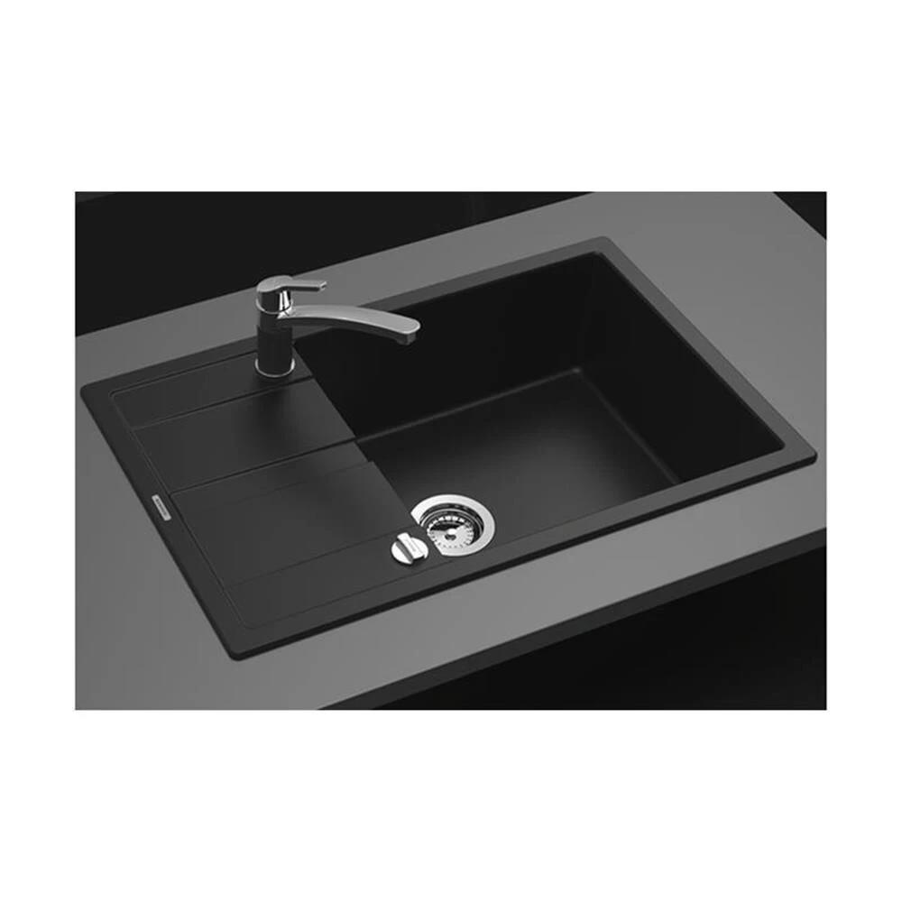 Schock Unterbauspüle Cristalite Manhattan D-100LS U 4 Schock Unterbauspüle Cristalite Manhattan D-100LS U – Bild 2