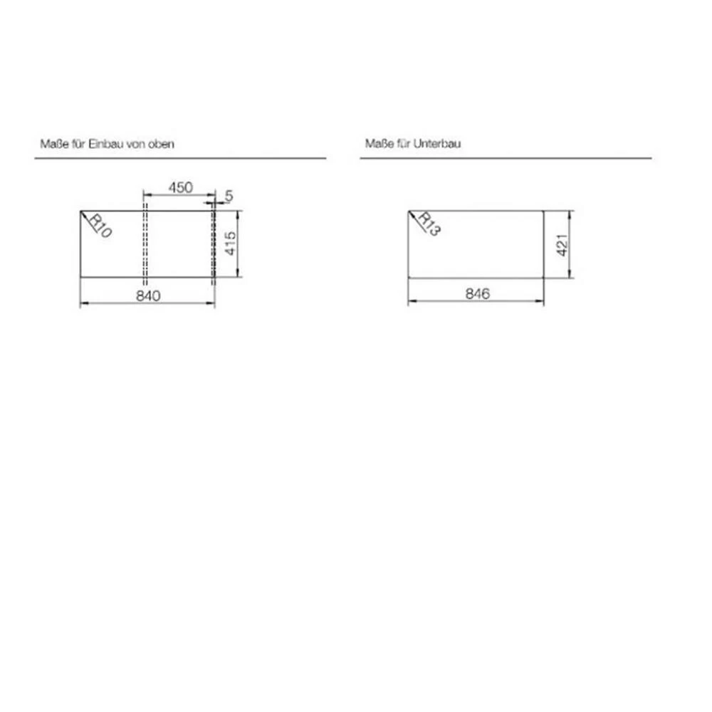 Schock Unterbauspüle Cristalite Typos D-100 S U 6 Schock Unterbauspüle Cristalite Typos D-100 S U – Bild 4