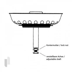 Siebkorb-Ventil Für Hauptbecken Für Excenter-Bedienung Für Leisure Spüle -Machen Sie es mit der Küchenspüle. siebkorb ventil fuer hauptbecken fuer excenter bedienung fuer leisure spuele4