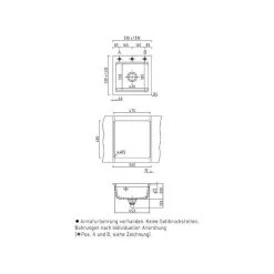 Systemceram Einbaubecken KeraDomo KARA 51 -Machen Sie es mit der Küchenspüle. systemceram einbaubecken keradomo kara 513
