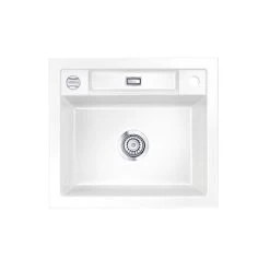 Systemceram Einbauspüle KeraDomo Bela 57 F Flächenbündig Einbaubar -Machen Sie es mit der Küchenspüle. systemceram einbauspuele keradomo bela 57 f flaechenbuendig einbaubar5