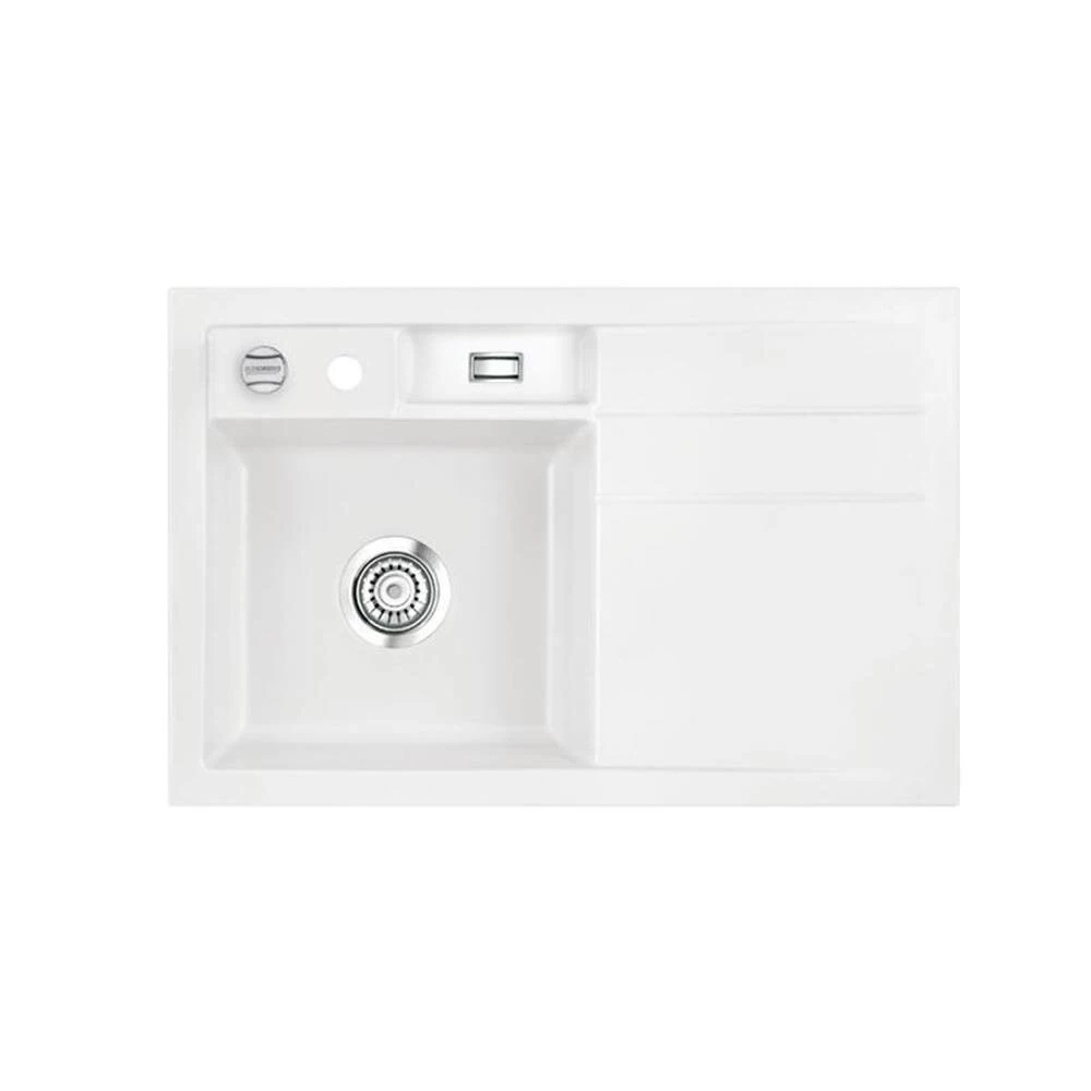 Systemceram Einbauspüle KeraDomo BELA 78 Becken Links 3 Systemceram Einbauspüle KeraDomo BELA 78 Becken Links