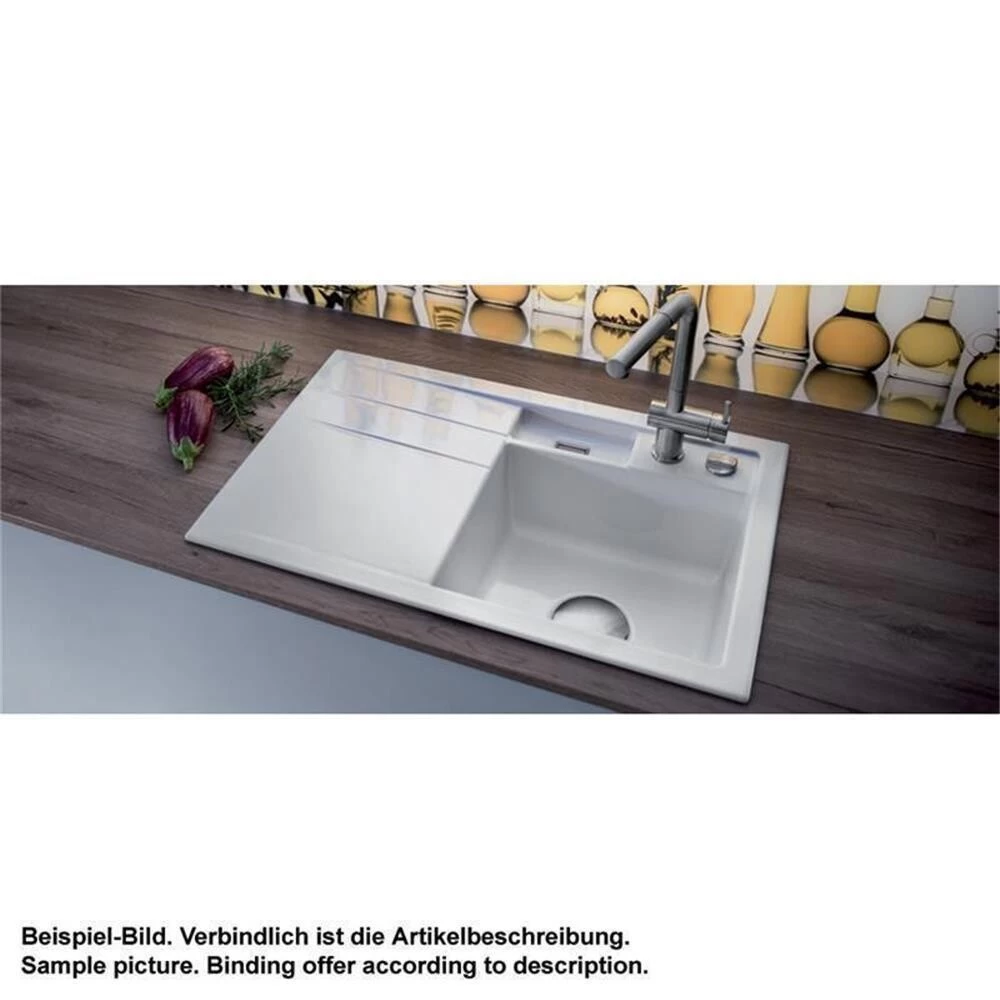 Systemceram Einbauspüle KeraDomo BELA 78 Becken Links 4 Systemceram Einbauspüle KeraDomo BELA 78 Becken Links – Bild 2