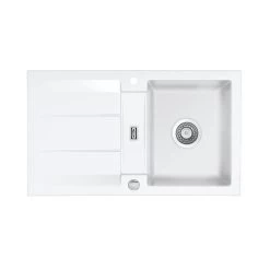 Systemceram Einbauspüle KeraDomo Genea 87 F Flächenbündig Einbaubar -Machen Sie es mit der Küchenspüle. systemceram einbauspuele keradomo genea 87 f flaechenbuendig einbaubar6