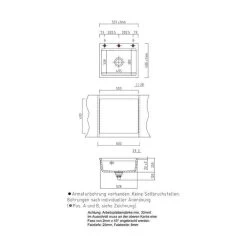 Systemceram Einbauspüle KeraDomo Kara 57 F Flächenbündig Einbaubar -Machen Sie es mit der Küchenspüle. systemceram einbauspuele keradomo kara 57 f flaechenbuendig einbaubar3