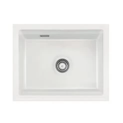 Systemceram Einbauspüle KeraDomo Kara 57 F/o Flächenbündig Einbaubar