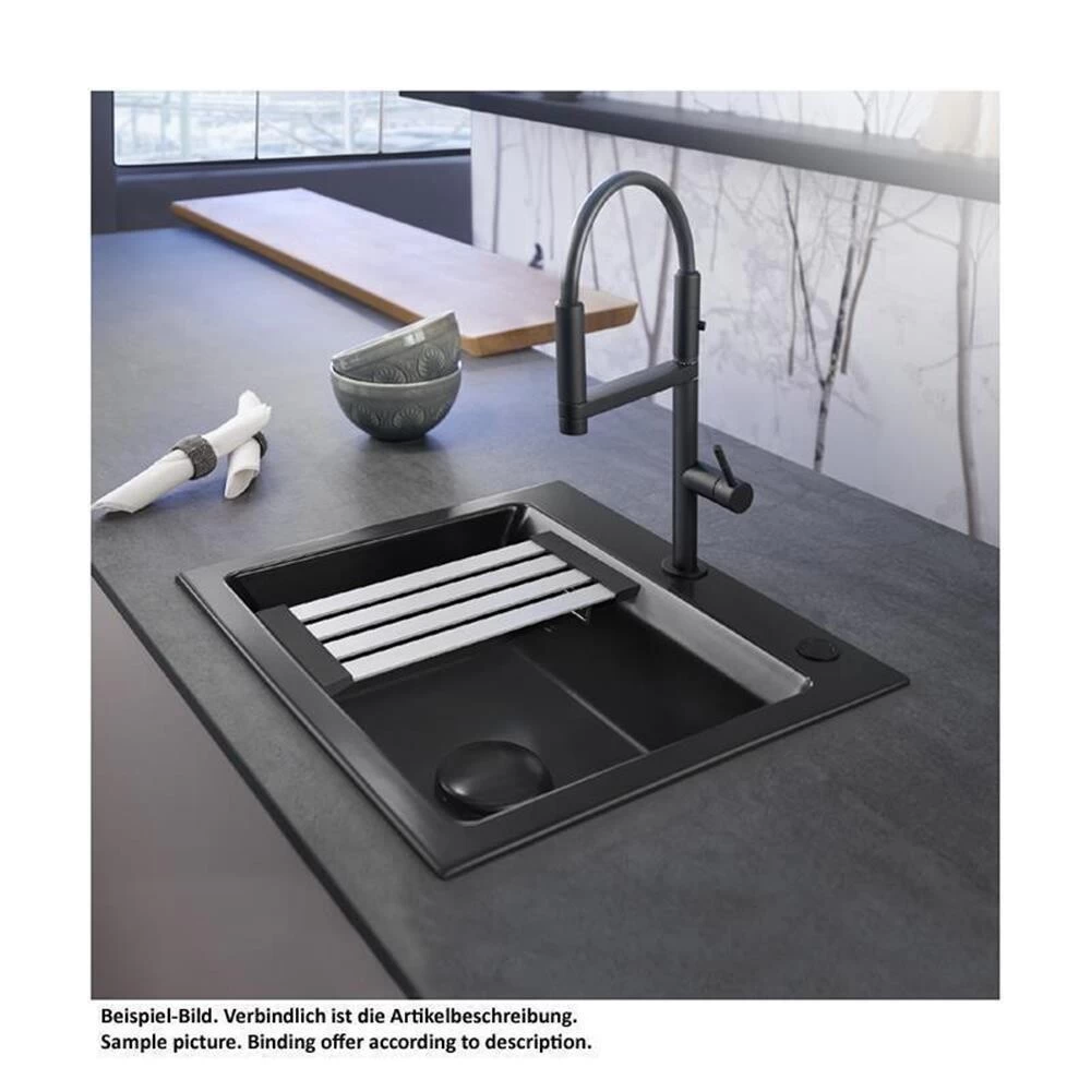 Systemceram Einbauspüle KeraDomo Kara 57 4 Systemceram Einbauspüle KeraDomo Kara 57 – Bild 2