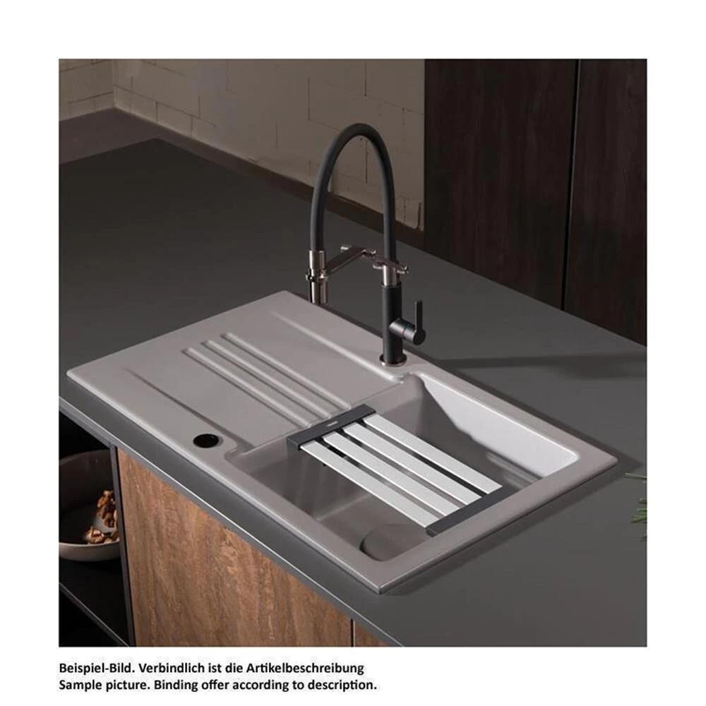 Systemceram Einbauspüle KeraDomo Kara 85 4 Systemceram Einbauspüle KeraDomo Kara 85 – Bild 2