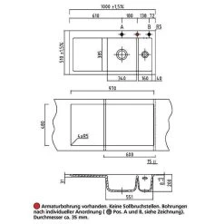 Systemceram Einbauspüle KeraDomo MERA 100 Becken Rechts -Machen Sie es mit der Küchenspüle. systemceram einbauspuele keradomo mera 100 becken rechts3