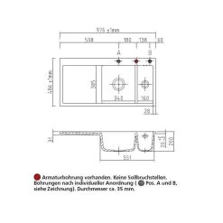 Systemceram Einbauspüle KeraDomo MERA 100 F Becken Rechts Flächenbündig -Machen Sie es mit der Küchenspüle. systemceram einbauspuele keradomo mera 100 f becken rechts flaechenbuendig3