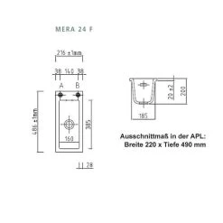 Systemceram Einbauspüle KeraDomo MERA 24 F Flächenbündig Einbaubar -Machen Sie es mit der Küchenspüle. systemceram einbauspuele keradomo mera 24 f flaechenbuendig einbaubar3