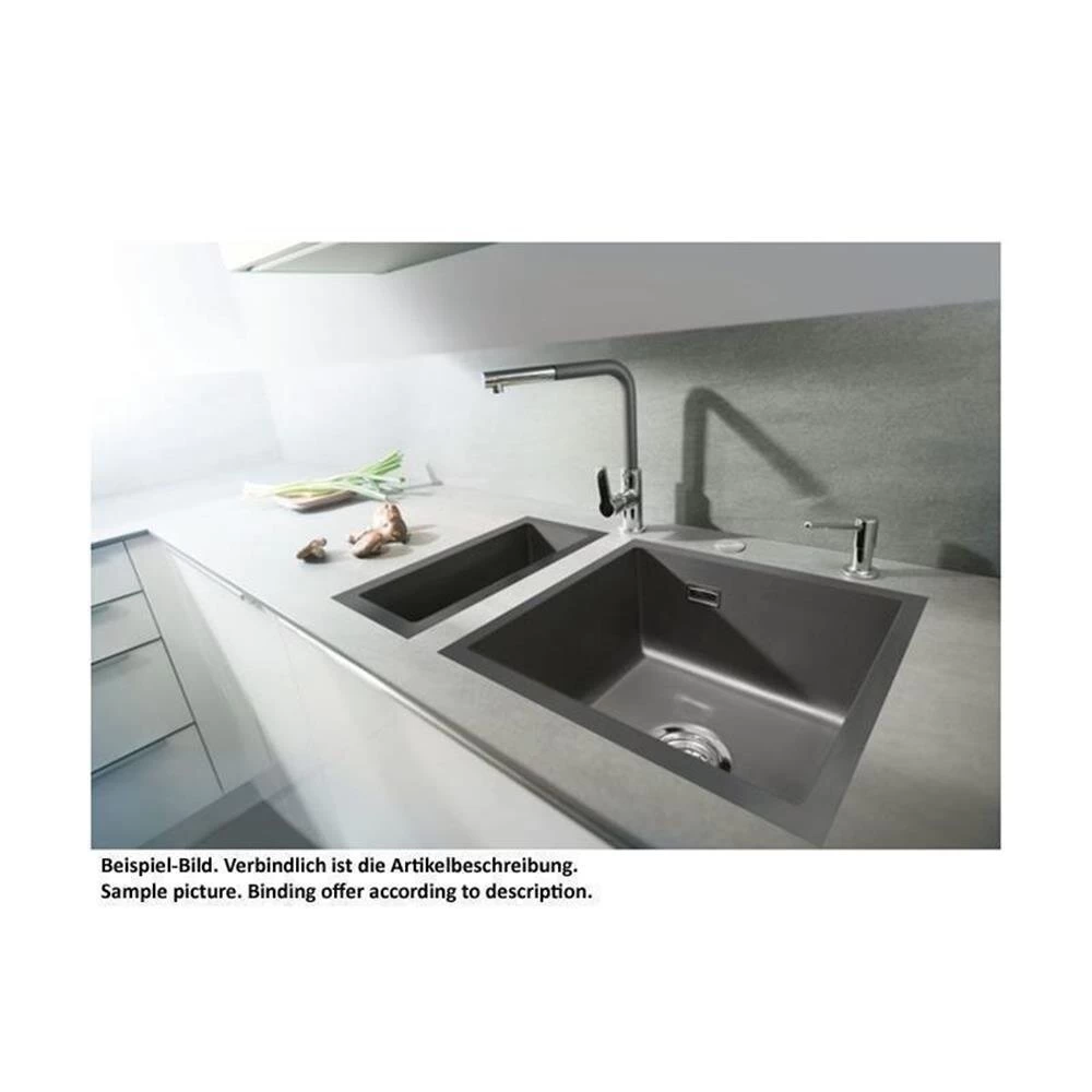 Systemceram Einbauspüle KeraDomo MERA 24 F/o Flächenbündig Einbaubar 4 Systemceram Einbauspüle KeraDomo MERA 24 F/o Flächenbündig Einbaubar – Bild 2