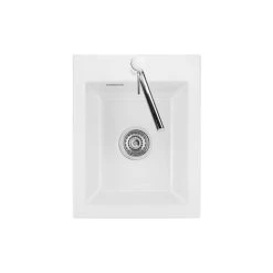 Systemceram Einbauspüle KeraDomo MERA 39 F Flächenbündig Einbaubar