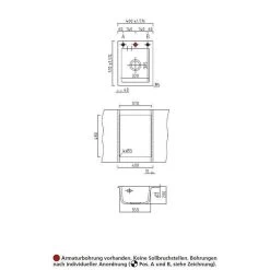 Systemceram Einbauspüle KeraDomo MERA 39 -Machen Sie es mit der Küchenspüle. systemceram einbauspuele keradomo mera 393