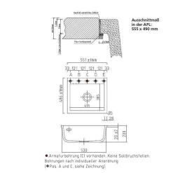 Systemceram Einbauspüle KeraDomo MERA 57 F Flächenbündig Einbaubar -Machen Sie es mit der Küchenspüle. systemceram einbauspuele keradomo mera 57 f flaechenbuendig einbaubar3