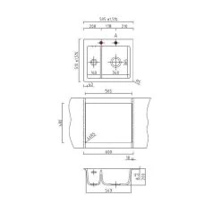 Systemceram Einbauspüle KeraDomo MERA 60 -Machen Sie es mit der Küchenspüle. systemceram einbauspuele keradomo mera 603