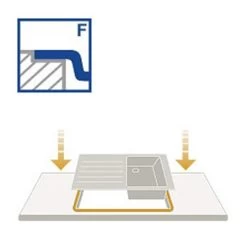 Systemceram Einbauspüle KeraDomo MERA 70 F Becken Rechts Flächenbündig -Machen Sie es mit der Küchenspüle. systemceram einbauspuele keradomo mera 70 f becken rechts flaechenbuendig3