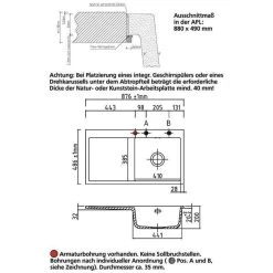Systemceram Einbauspüle KeraDomo MERA 90 F Becken Rechts Flächenbündig -Machen Sie es mit der Küchenspüle. systemceram einbauspuele keradomo mera 90 f becken rechts flaechenbuendig3