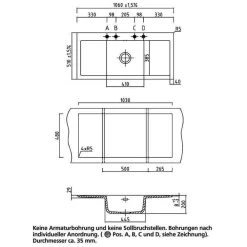 Systemceram Einbauspüle KeraDomo MERA MIDDLE -Machen Sie es mit der Küchenspüle. systemceram einbauspuele keradomo mera middle4
