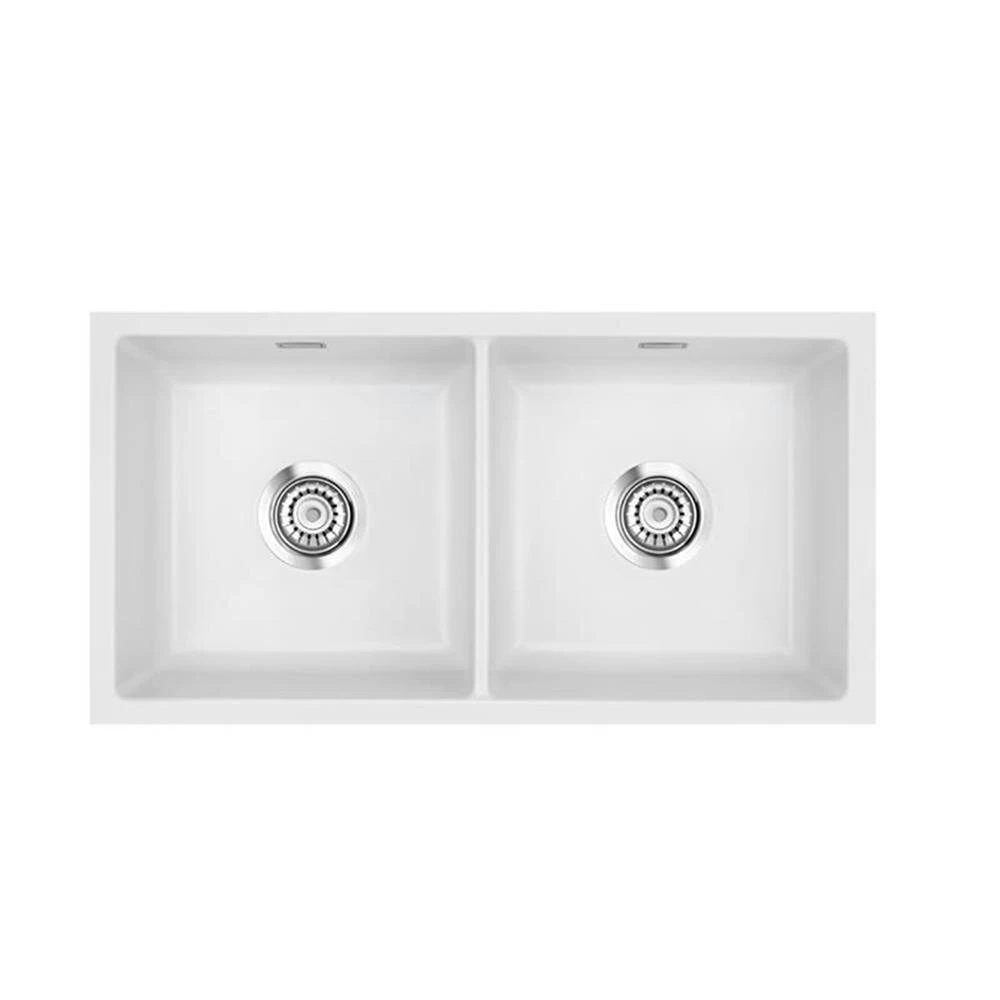 Systemceram Einbauspüle KeraDomo MERA TWIN F/o Flächenbündig Einbaubar 3 Systemceram Einbauspüle KeraDomo MERA TWIN F/o Flächenbündig Einbaubar