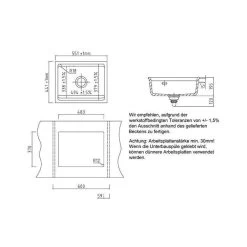 Systemceram Unterbauspüle KeraDomo Kara 50 U/g (mit Geschliffener Oberseite) -Machen Sie es mit der Küchenspüle. systemceram unterbauspuele keradomo kara 50 u g mit geschliffener oberseite3
