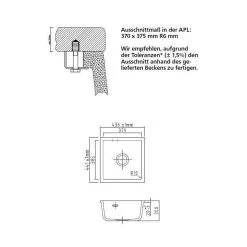 Systemceram Unterbauspüle KeraDomo MERA 40 U 8 Systemceram Unterbauspüle KeraDomo MERA 40 U -Machen Sie es mit der Küchenspüle. systemceram unterbauspuele keradomo mera 40 u3