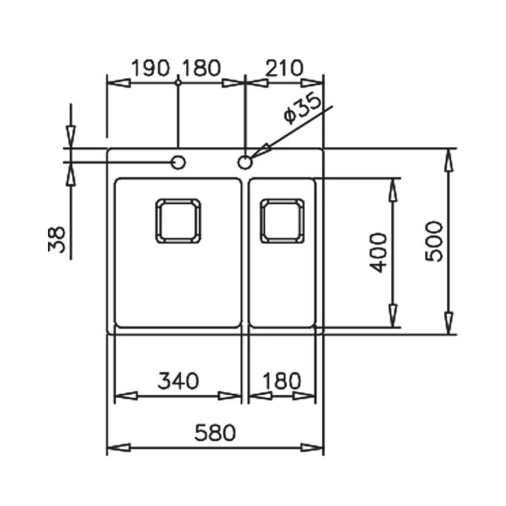 Teka Einbaubecken FORLINEA RS15 1½B 580 AUTO Edelstahl 5 Teka Einbaubecken FORLINEA RS15 1½B 580 AUTO Edelstahl – Bild 3