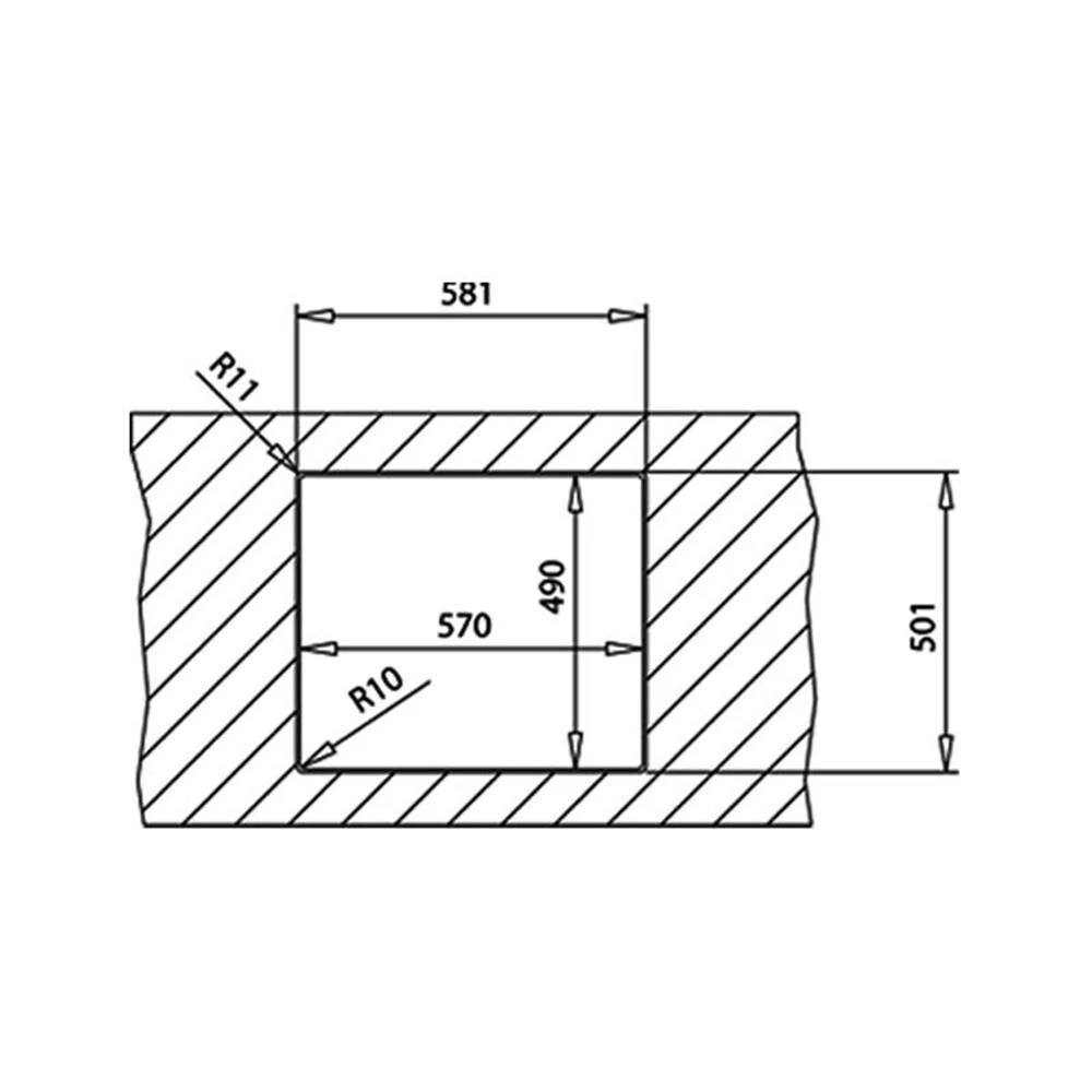 Teka Einbaubecken FORLINEA RS15 1½B 580 AUTO Edelstahl 7 Teka Einbaubecken FORLINEA RS15 1½B 580 AUTO Edelstahl – Bild 5