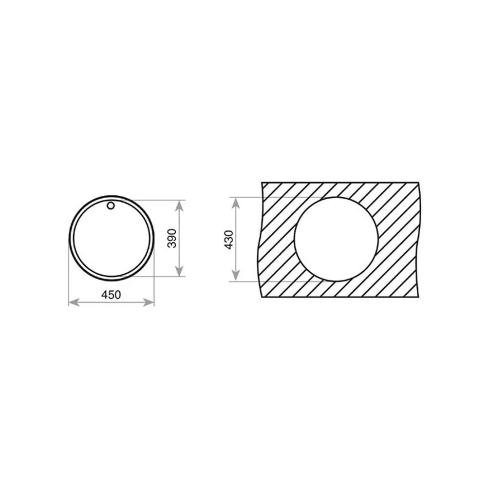 Teka Einbaubecken REDONDO 45 1B Edelstahl 5 Teka Einbaubecken REDONDO 45 1B Edelstahl – Bild 3