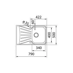 Teka Einbauspüle STARBRIGHT 45 E-XP 1B 1D Edelstahl -Machen Sie es mit der Küchenspüle. teka einbauspuele starbright 45 e xp 1b 1d edelstahl3
