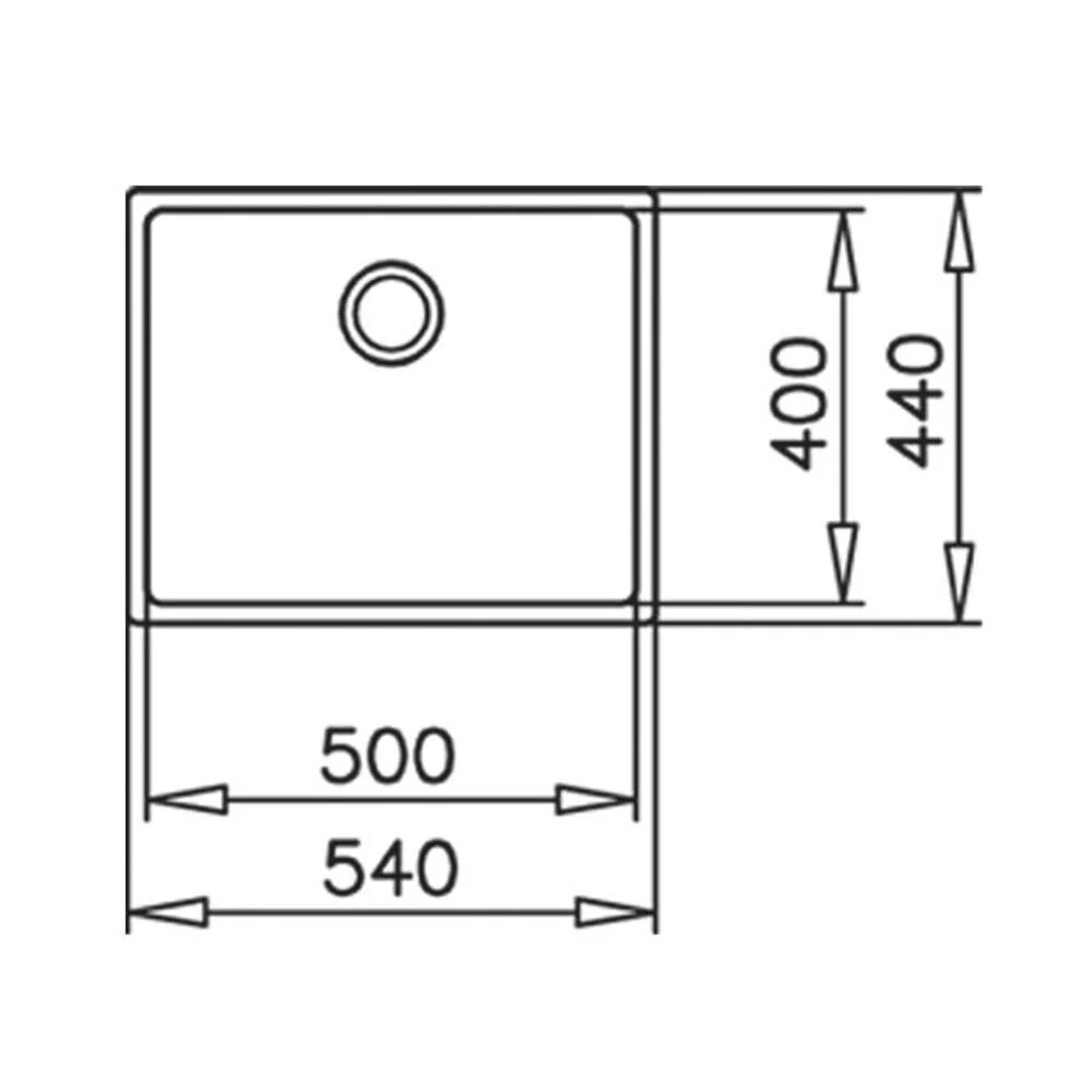 Teka Unterbaubecken BE LINEA RS15 50.40 Edelstahl 5 Teka Unterbaubecken BE LINEA RS15 50.40 Edelstahl – Bild 3