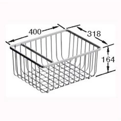 Villeroy & Boch Drahtkorb, Edelstahl