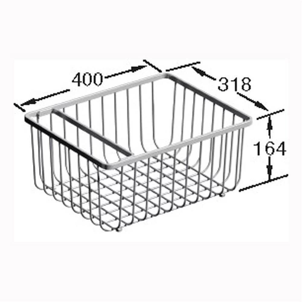 Villeroy & Boch Drahtkorb, Edelstahl 3 Villeroy & Boch Drahtkorb, Edelstahl