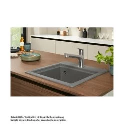 Titelseite -Machen Sie es mit der Küchenspüle. villeroy boch einbaubecken subway style 50 s flat flaechenbuendig inklusive abtropfgitter in anthracite2