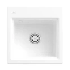 Villeroy & Boch Einbaubecken Subway Style 50 S Inklusive Abtropfgitter In Anthracite