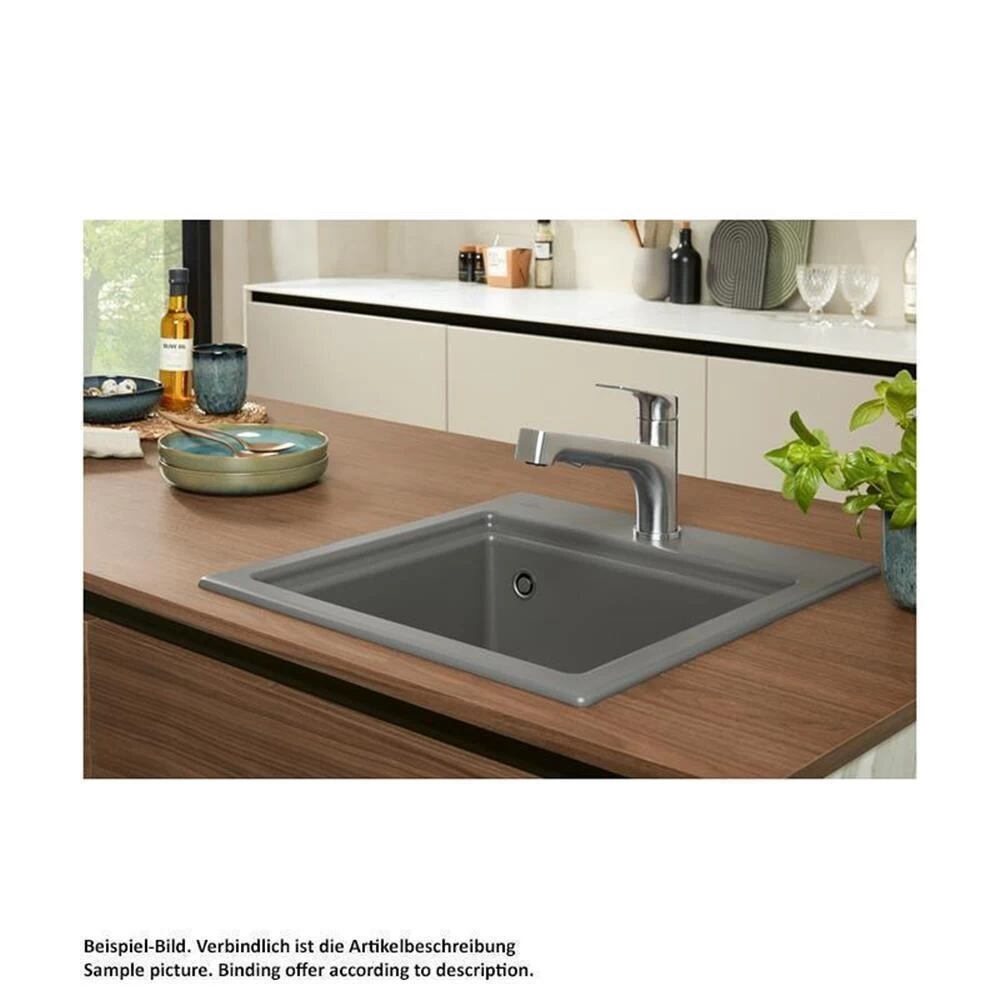 Villeroy & Boch Einbaubecken Subway Style 50 S Inklusive Abtropfgitter In Anthracite 4 Villeroy & Boch Einbaubecken Subway Style 50 S Inklusive Abtropfgitter In Anthracite – Bild 2