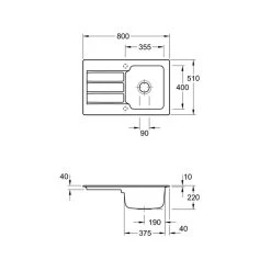 Villeroy & Boch Einbauspüle Architectura 45 -Machen Sie es mit der Küchenspüle. villeroy boch einbauspuele architectura 453