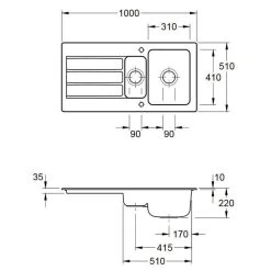 Villeroy & Boch Einbauspüle Architectura 60 XR 9 Villeroy & Boch Einbauspüle Architectura 60 XR -Machen Sie es mit der Küchenspüle. villeroy boch einbauspuele architectura 60 xr3