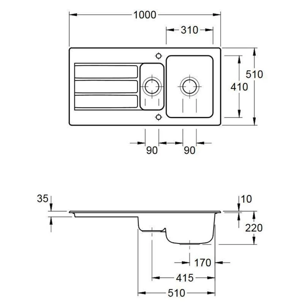 Villeroy & Boch Einbauspüle Architectura 60 XR 5 Villeroy & Boch Einbauspüle Architectura 60 XR – Bild 3