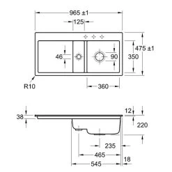 Villeroy & Boch Einbauspüle Flächenbündig Subway 60 Flat Becken Rechts 10 Villeroy & Boch Einbauspüle Flächenbündig Subway 60 Flat Becken Rechts -Machen Sie es mit der Küchenspüle. villeroy boch einbauspuele flaechenbuendig subway 60 flat becken rechts3