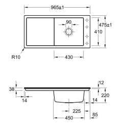 Villeroy & Boch Einbauspüle Flächenbündig Timeline 60 Flat 9 Villeroy & Boch Einbauspüle Flächenbündig Timeline 60 Flat -Machen Sie es mit der Küchenspüle. villeroy boch einbauspuele flaechenbuendig timeline 60 flat3