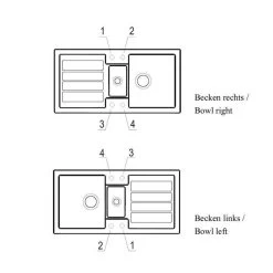 Villeroy & Boch Einbauspüle Flavia 60 -Machen Sie es mit der Küchenspüle. villeroy boch einbauspuele flavia 604