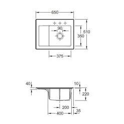 Villeroy & Boch Einbauspüle Subway 45 Compact Becken Rechts -Machen Sie es mit der Küchenspüle. villeroy boch einbauspuele subway 45 compact becken rechts3