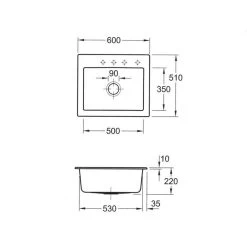 Villeroy & Boch Einbauspüle Subway 60 S -Machen Sie es mit der Küchenspüle. villeroy boch einbauspuele subway 60 s3